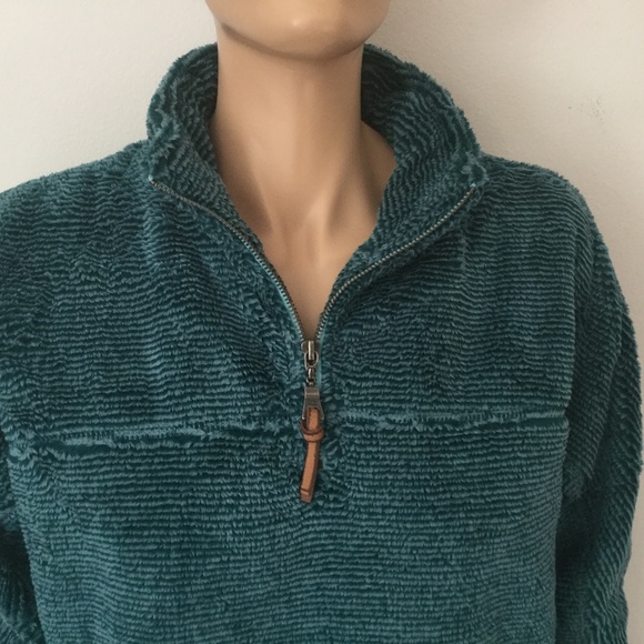 True Grit Luxe Fleece 1/4 Zip Pullover Sweater - Picture 3 of 6